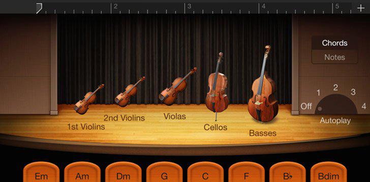 GarageBand's screenshots